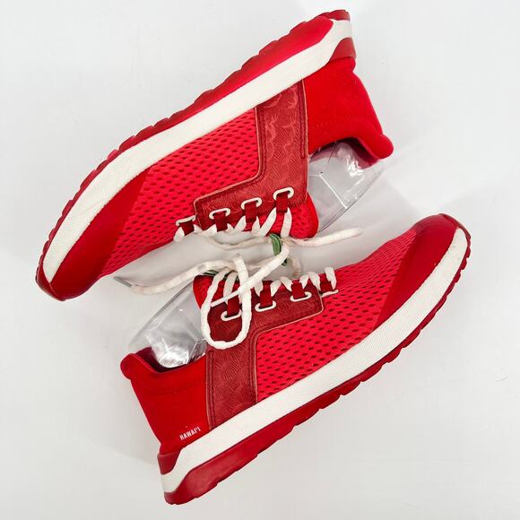 Olukai Wailuku Lychee Red Lace Up Sneakers Women’s Shoes Size 9 - Picture 10 of 11